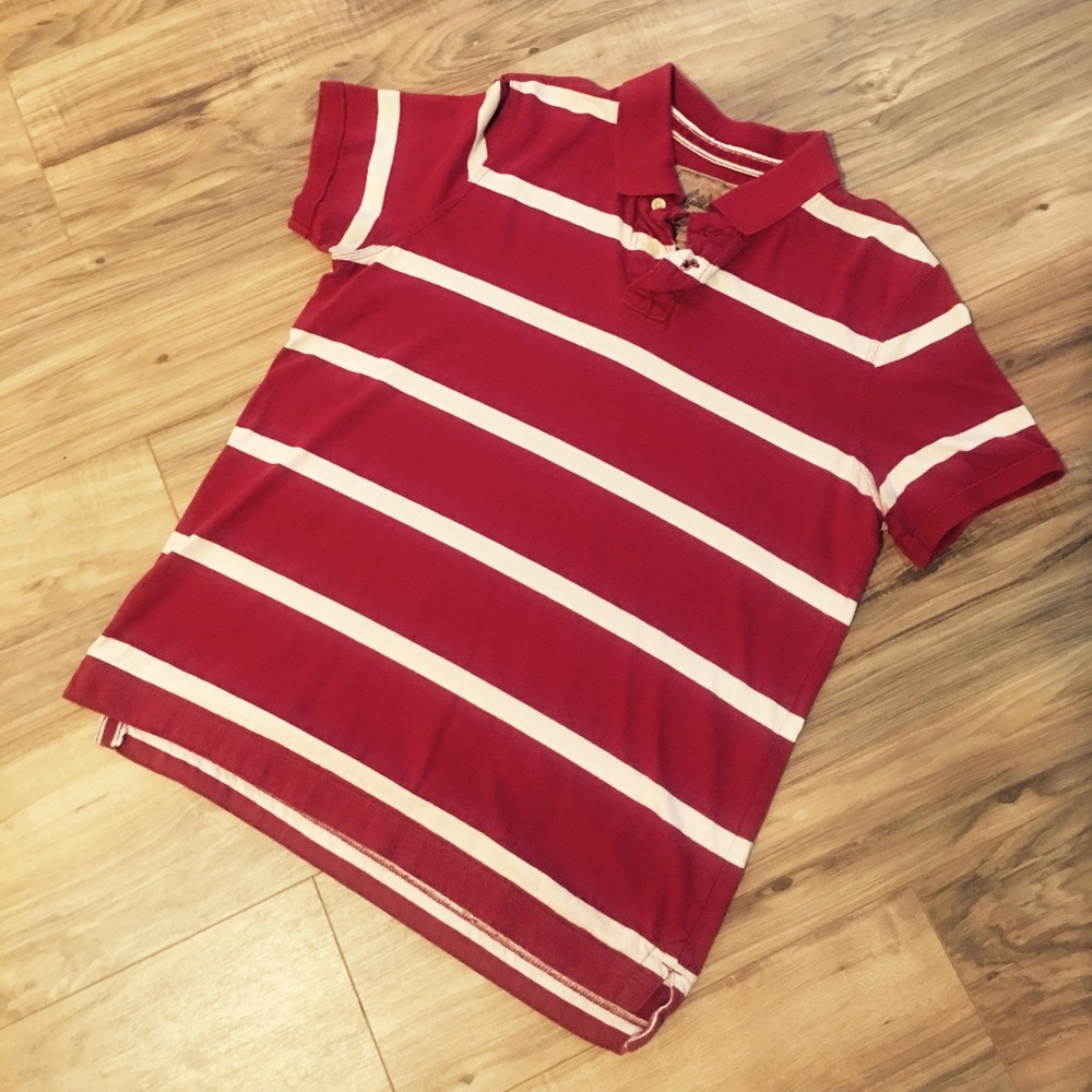 Mens Red Camel Shirt Sz L